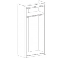 Шкаф для одежды двухдверный Соренто Дуб стирлинг