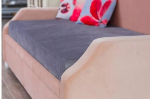 Односпальная кровать-софа Сандрин с мягкой спинкой Односпальная кровать-софа Сандрин с мягкой спинкой