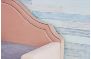 Односпальная кровать-софа Сандрин с мягкой спинкой Односпальная кровать-софа Сандрин с мягкой спинкой