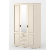 Трехстворчатый шкаф для одежды Лирона MUR-103-03 st с зеркалом Трехстворчатый шкаф для одежды Лирона MUR-103-03 st с зеркалом