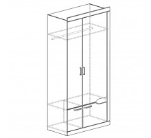 Шкаф для одежды и белья Ронда 318 Шкаф для одежды и белья Ронда 318