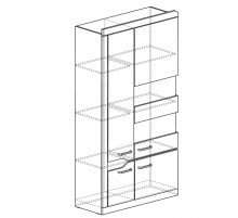 Шкаф комбинированный Ронда 306 Шкаф комбинированный Ронда 306