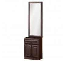 Тумба с зеркалом для прихожей Инна 622 темная  Тумба с зеркалом для прихожей Инна 622 темная