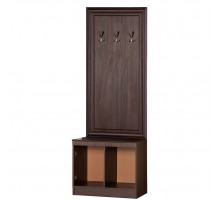 Тубма с вешалкой для прихожей Инна 620 темная Тубма с вешалкой для прихожей Инна 620 темная