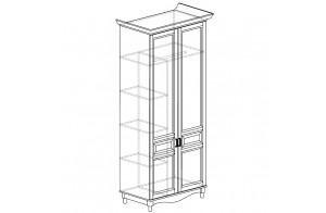 Двухдверный шкаф для одежды Прованс 401 Двухдверный шкаф для одежды Прованс 401