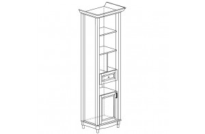 Открытый шкаф Прованс 403 Открытый шкаф Прованс 403